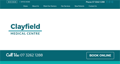 Desktop Screenshot of clayfieldmedicalcentre.com.au